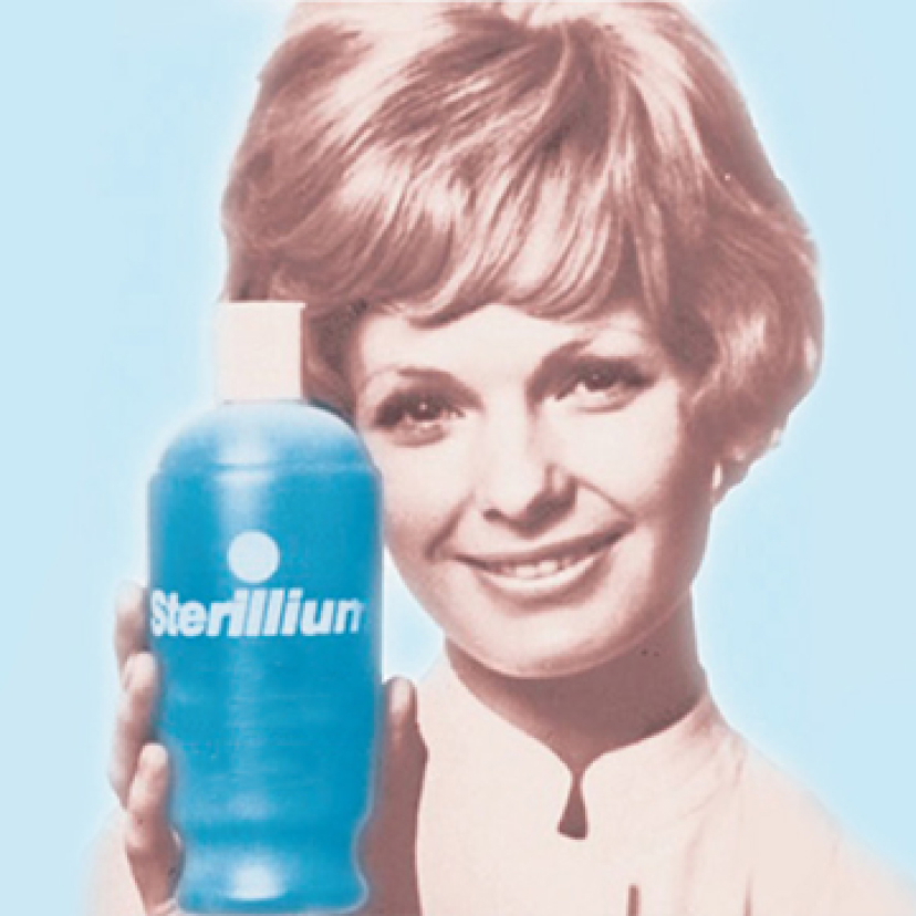 Image of retro Sterillium® advertisement.