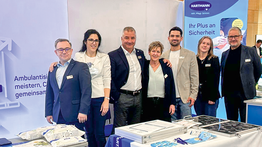 HARTMANN Team beim HARTMANN Messestand beim BCH 2026