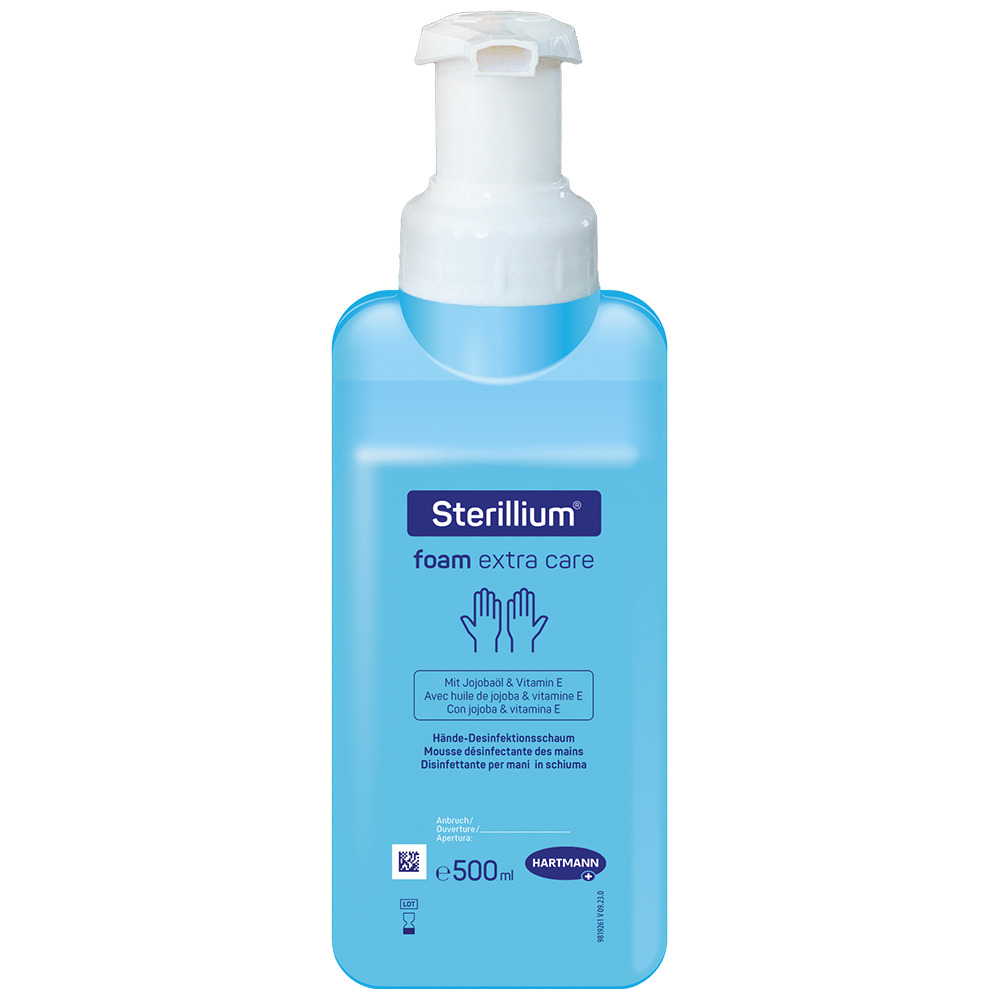  Packshot of Sterillium foam extra care