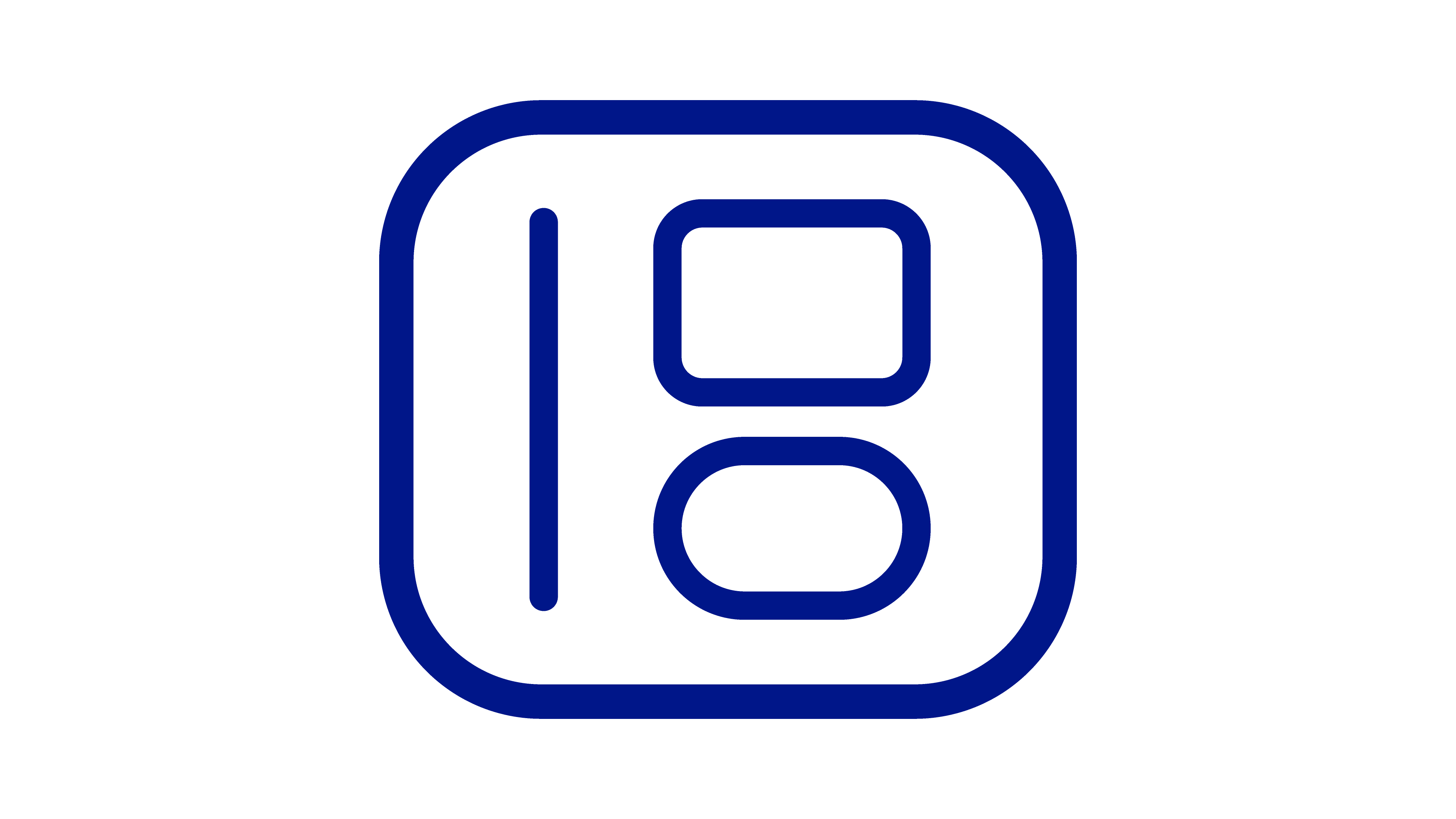 blaues Icon mit der Darstellung eines OP Tablets