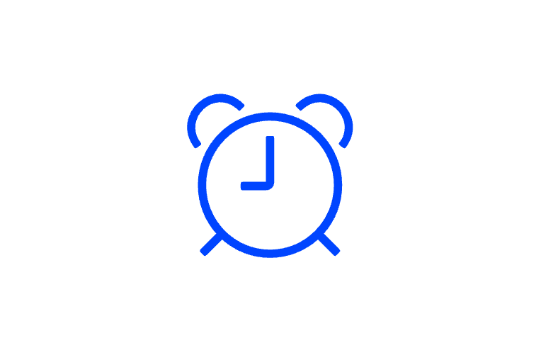 Icon of a clock