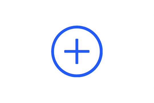 Icon of a plus symbol