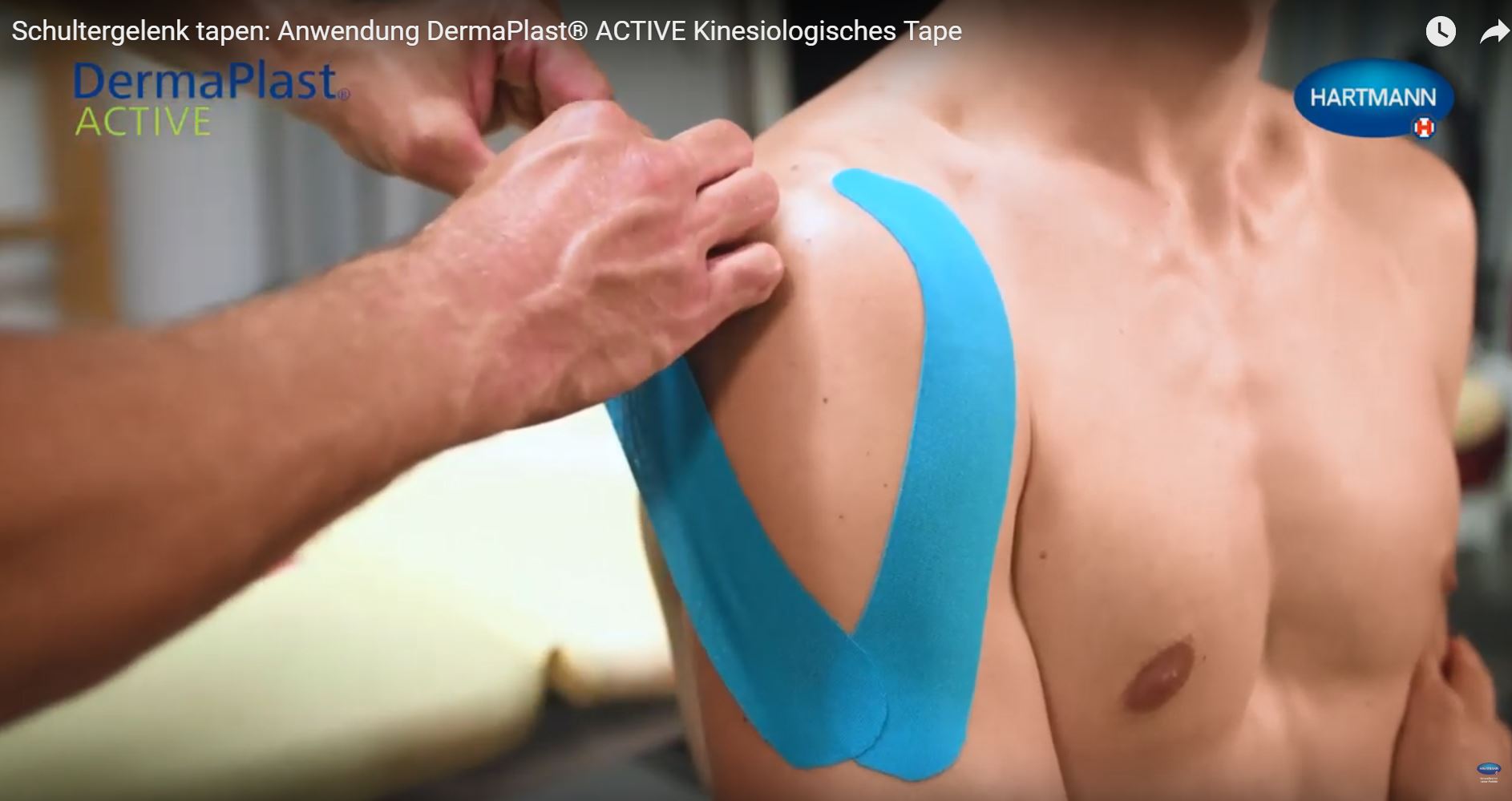 How to kinesiotape eine verletzte Schulter