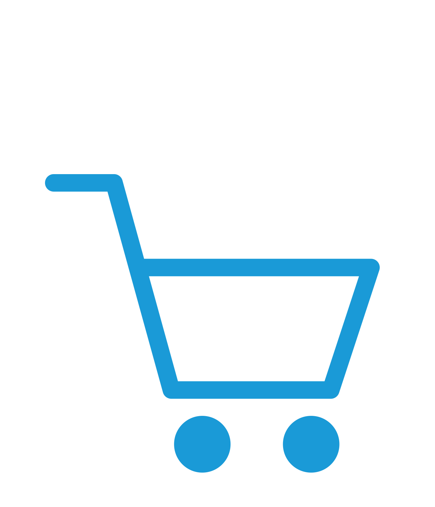 Shopping cart symbol. 