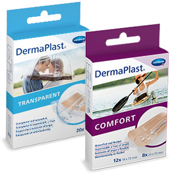 Composing DermaPlast Transparent und Comfort