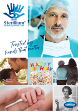 55 Jahre Sterillium Poster mit Arzt