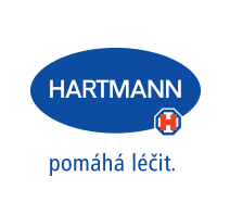2008 Logo HARTMANN tvoří dominantní modrý ovál, nově je doplněn dovětek POMÁHÁ LÉČIT pod oválem