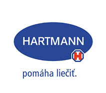 2008 Logo HARTMANN tvorí dominantný modrý ovál, najnovšie doplnený o dôvetok POMÁHA LIEČIŤ pod oválom