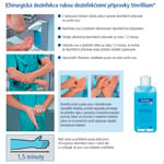 Kliknite a stiahnite si plagát popisujúci správne vykonávanie dezinfekcie rúk pomocou prípravku Sterillium od HARTMANN