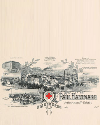 Historický obrázok závodov spoločnosti HARTMANN GROUP