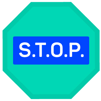 Illustration of stop-sign