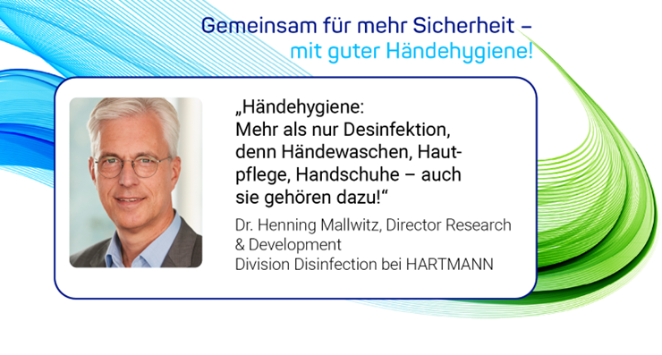 Dr. Henning Mallwitz, HARTMANN zu Händehygiene