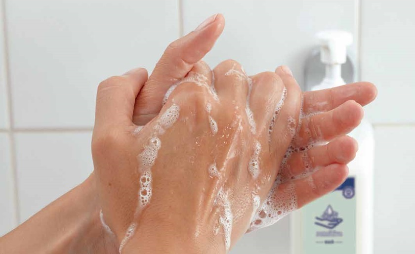 Použití tekutého mýdla je nedílnou součástí našeho unikátního Evolučního konceptu hygieny rukou