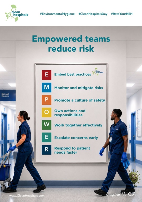 Clean Hospital Initiative Poster zu Empowerment