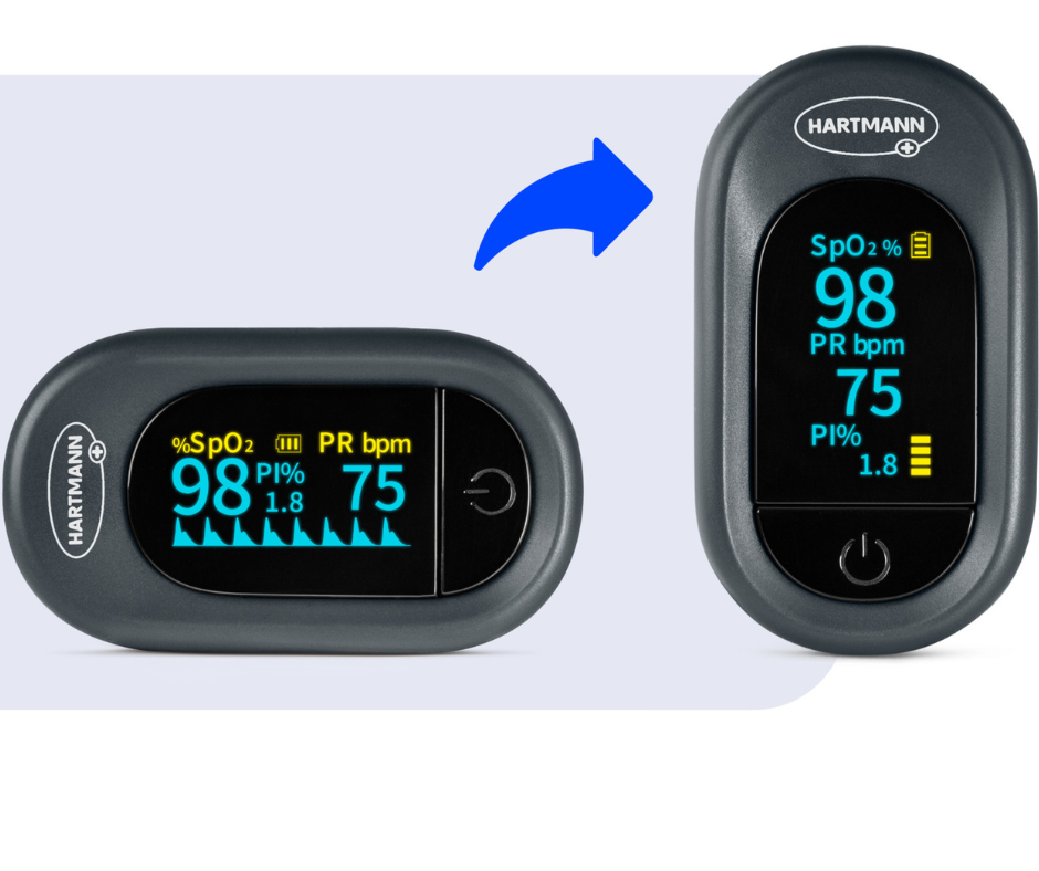Ausrichtung Pulsoximeter