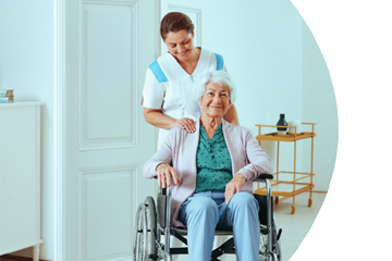 MoliCare - POLCA - patient in wheelchair