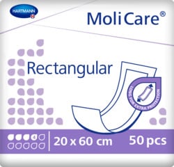 MoliCare® Rectangular 4 Drops 20x60cm
