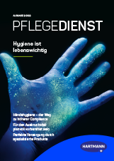 PFLEGEDIENST Cover Ausgabe 2-22