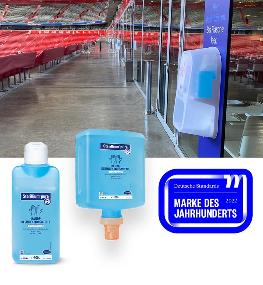 Sterillium pure - Hygienekonzept der Allianz Arena