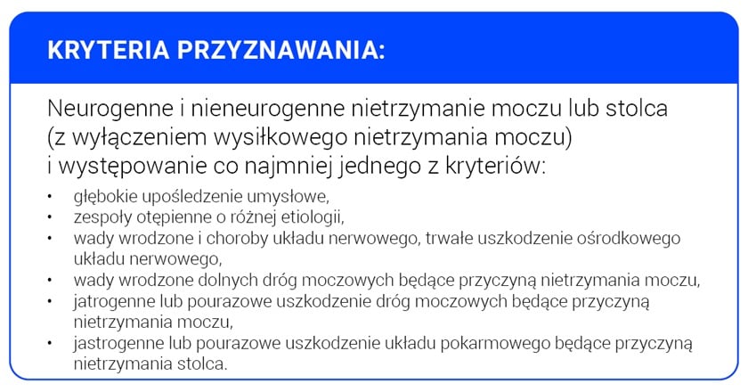 Kryteria przyznawania neurogenne i nieneurogenne - HARTMANN Polska