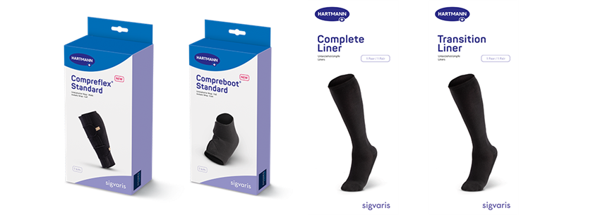 Compreflex Standard Calf und Compreboot Standard Foot Composing