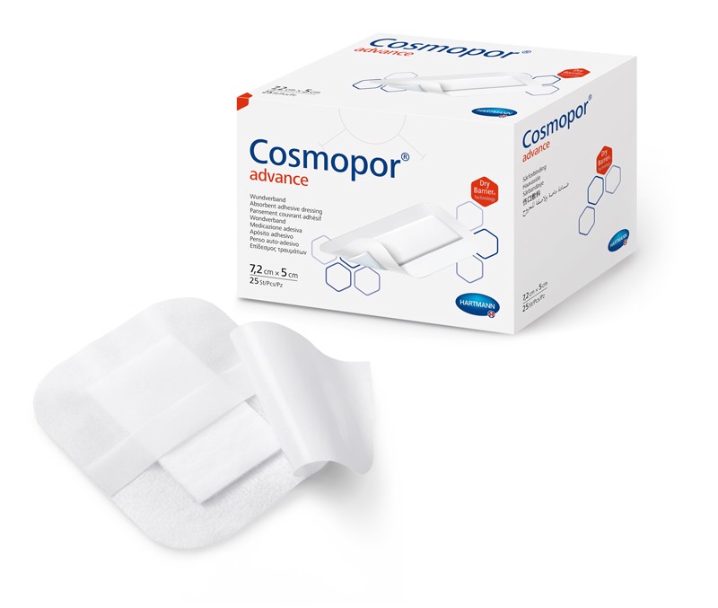 Cosmopor advance Packshot mit Strip
