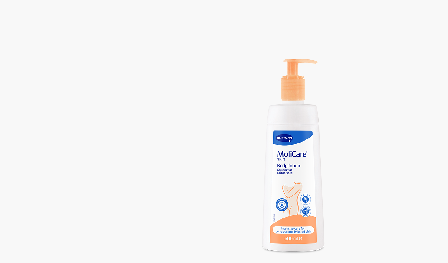 Nourish the skin with the MoliCare® Skin CARE range