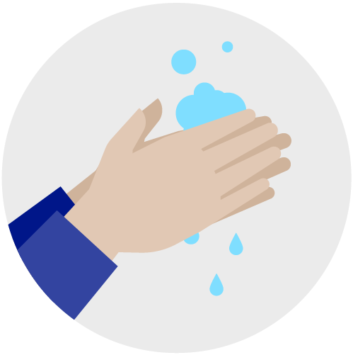 Icon hand washing