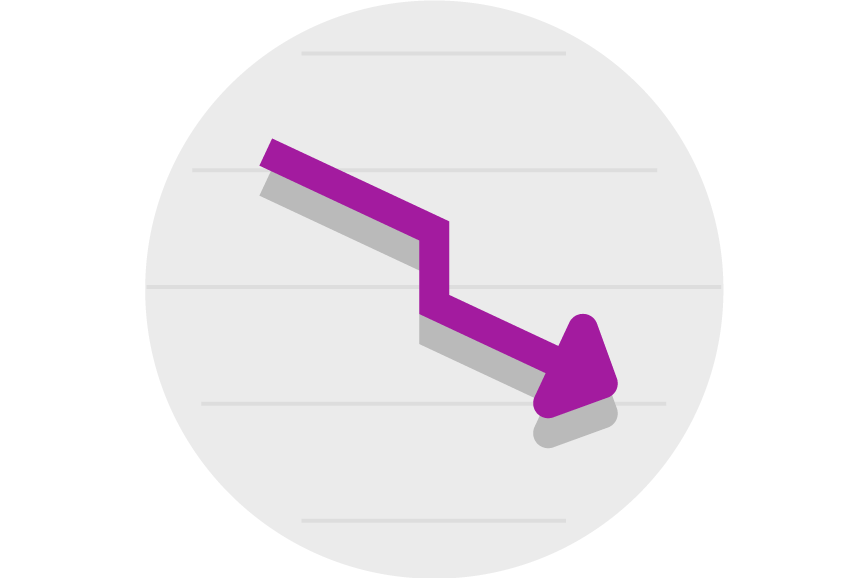 Illustration Downward Arrow