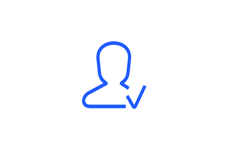 Icon of a person profile