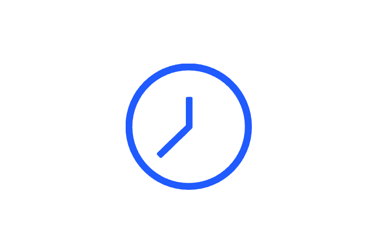 Icon of a clock