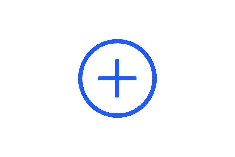 Icon of a plus symbol